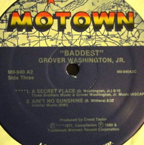 Grover Washington, Jr. : Baddest (2xLP, Comp, Gat)
