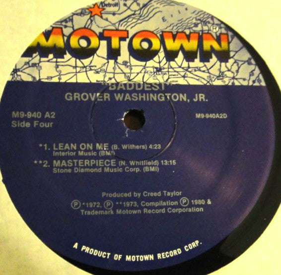 Grover Washington, Jr. : Baddest (2xLP, Comp, Gat)