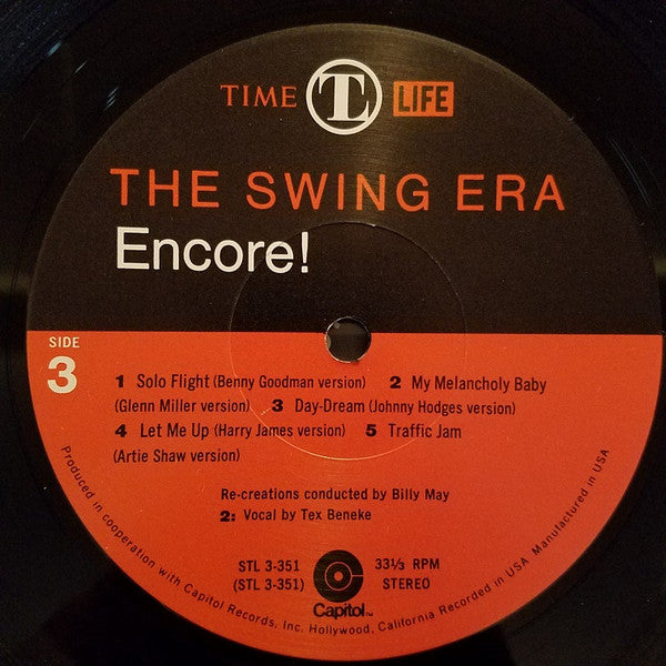 Various : The Swing Era Encore! (The Day Of The Great Entertainers) (3xLP, Comp + Box)