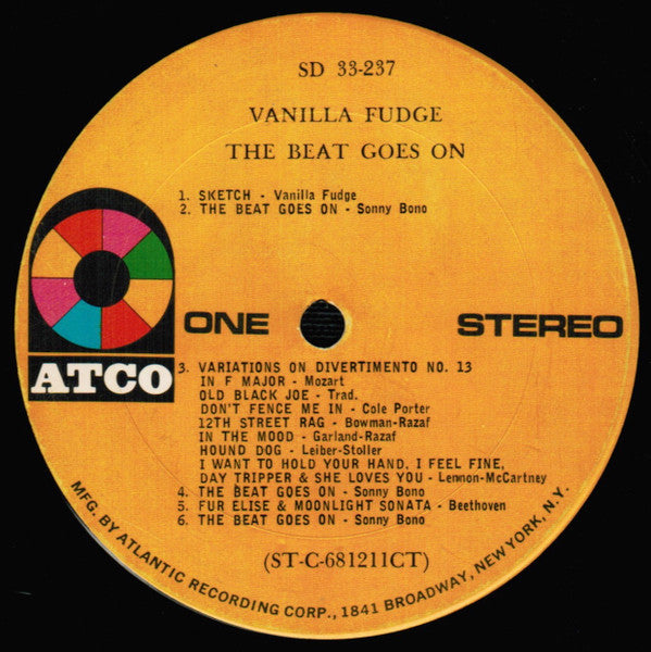 Vanilla Fudge : The Beat Goes On (LP, Album, RP)