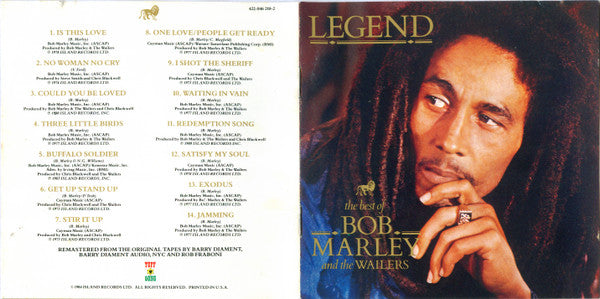 Bob Marley & The Wailers : Legend (The Best Of Bob Marley And The Wailers) (CD, Comp, RE, RM)