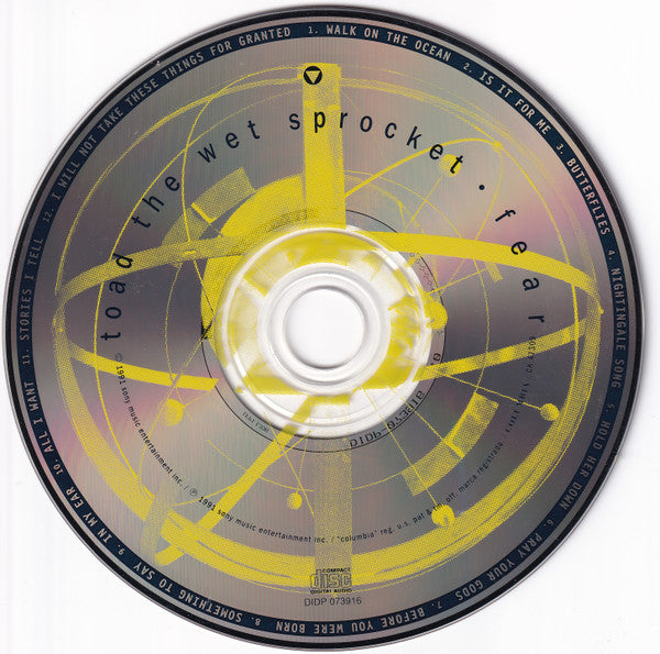 Toad The Wet Sprocket : Fear (CD, Album, RP)