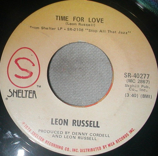 Leon Russell : Leaving Whipporwhill (7")