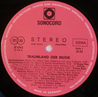 Various : Traumland Der Musik (LP, Comp, Club)