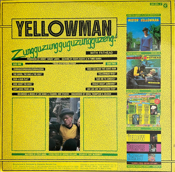 Yellowman : Zungguzungguguzungguzeng (LP, Album)
