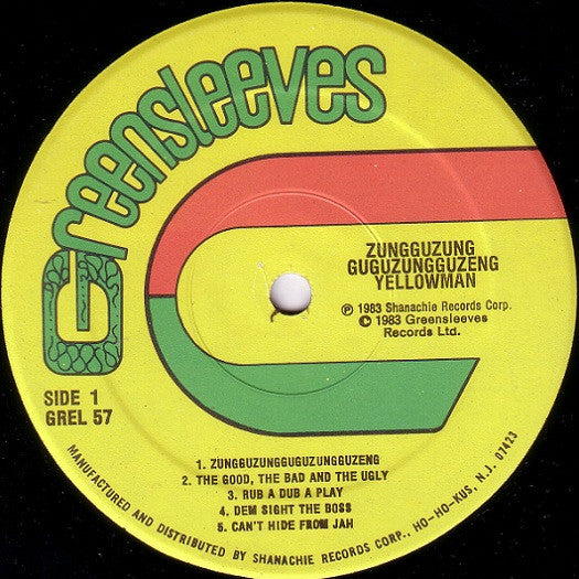 Yellowman : Zungguzungguguzungguzeng (LP, Album)
