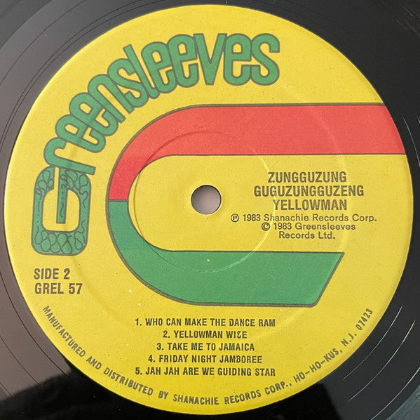 Yellowman : Zungguzungguguzungguzeng (LP, Album)