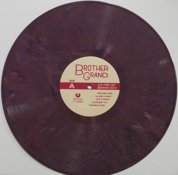 Brother Grand : Live From The Burning Room (LP, Album, Ltd, Num, Pur)