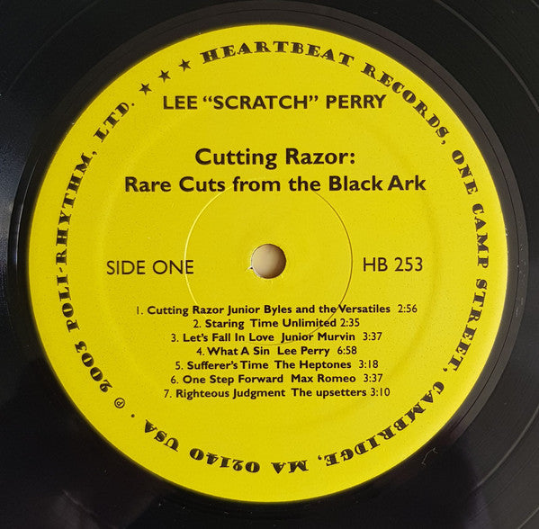 Lee "Scratch" Perry* : Cutting Razor: Rare Cuts From The Black Ark (LP, Comp)