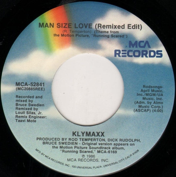 Klymaxx : Man Size Love (7")