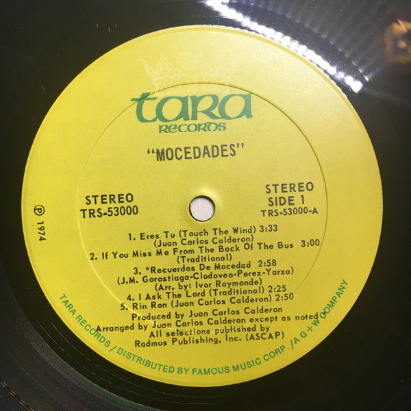 Mocedades : Eres Tú (LP, Album, Mon)