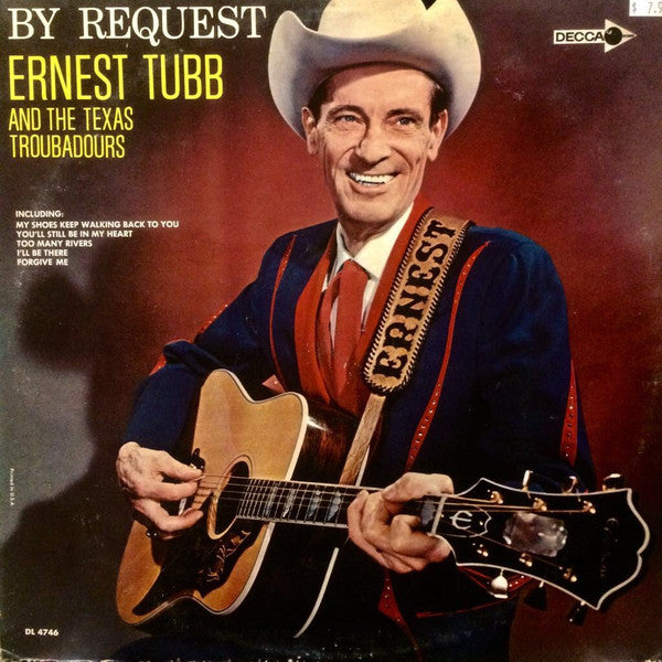 Ernest Tubb And The Texas Troubadours : By Request (LP, Album, Mono, Pin)