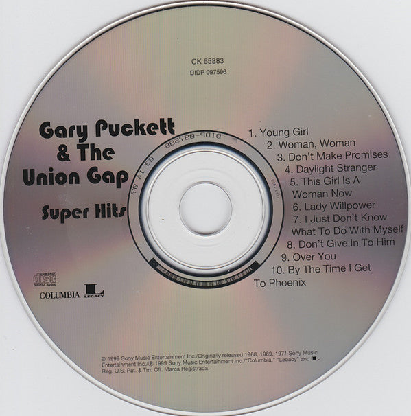 Gary Puckett & The Union Gap : Super HIts (CD, Comp)