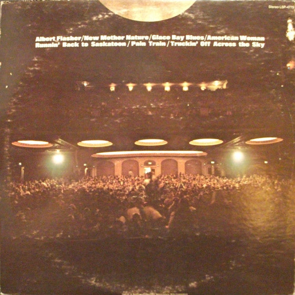 The Guess Who : Live At The Paramount (LP, Album, Gat)