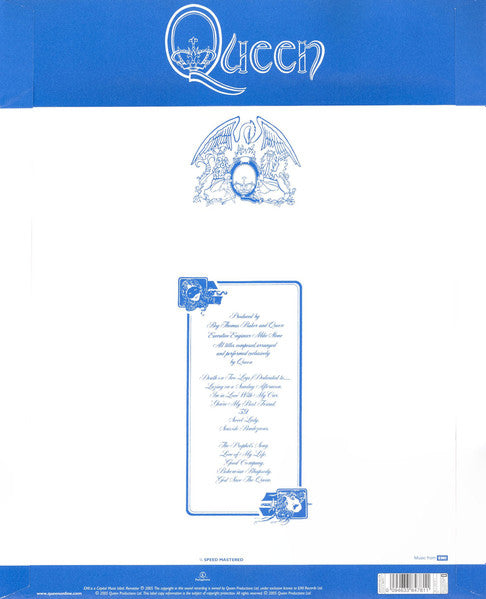 Queen : A Night At The Opera (LP, Album, RE, RM, 1/2)