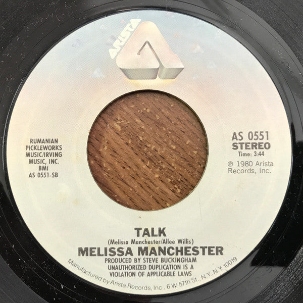 Melissa Manchester : If This Is Love (7", Single, Styrene)