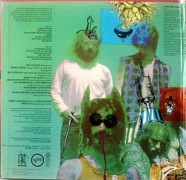 The Mothers Of Invention* : Cruising With Ruben & The Jets (LP, Album, RE, MGM)
