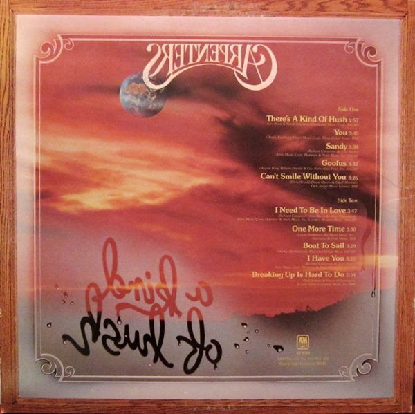 Carpenters : A Kind Of Hush (LP, Album, Ter)