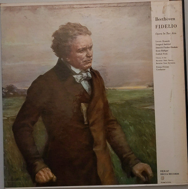 Beethoven* / Leonie Rysanek / Irmgard Seefried / Dietrich Fischer-Dieskau / Ernst Haefliger / Gottlob Frick, Chorus Of The Bavarian State Opera* / Bavarian State Orchestra* / Ferenc Fricsay : Fidelio (Opera In Two Acts) (2xLP, Album, Aut + Box)