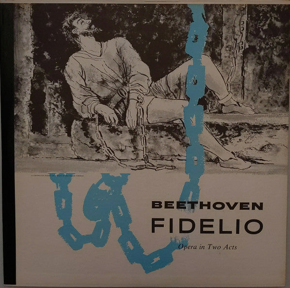 Beethoven* / Leonie Rysanek / Irmgard Seefried / Dietrich Fischer-Dieskau / Ernst Haefliger / Gottlob Frick, Chorus Of The Bavarian State Opera* / Bavarian State Orchestra* / Ferenc Fricsay : Fidelio (Opera In Two Acts) (2xLP, Album, Aut + Box)