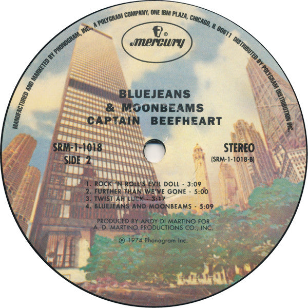 Captain Beefheart And The Magic Band : Bluejeans & Moonbeams (LP, Album, RE)