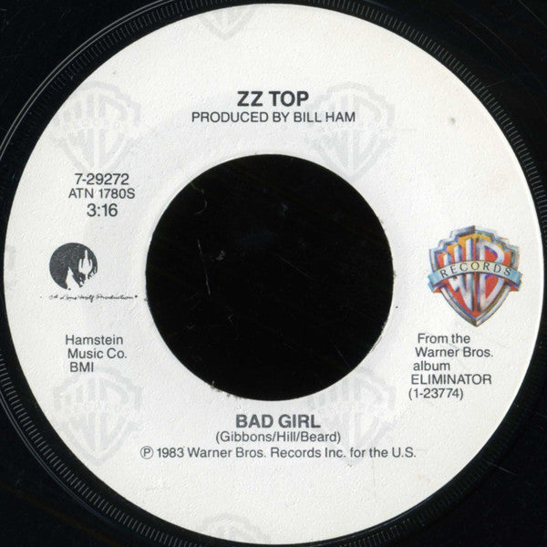 ZZ Top : Legs (7", Single, Win)