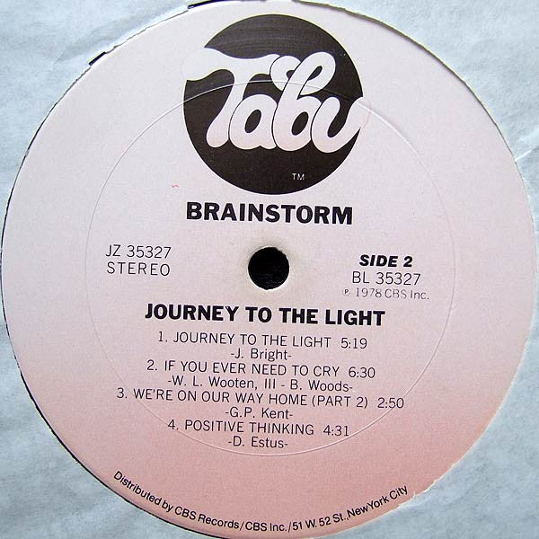 Brainstorm (5) : Journey To The Light (LP, Album, Ter)