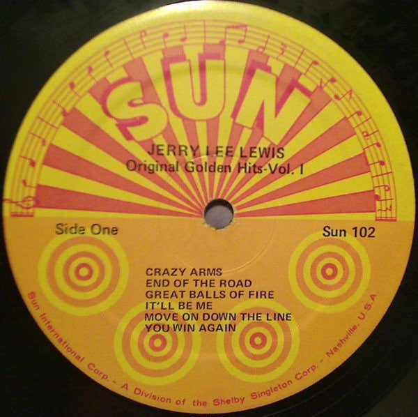 Jerry Lee Lewis : Original Golden Hits - Volume 1 (LP, Comp)