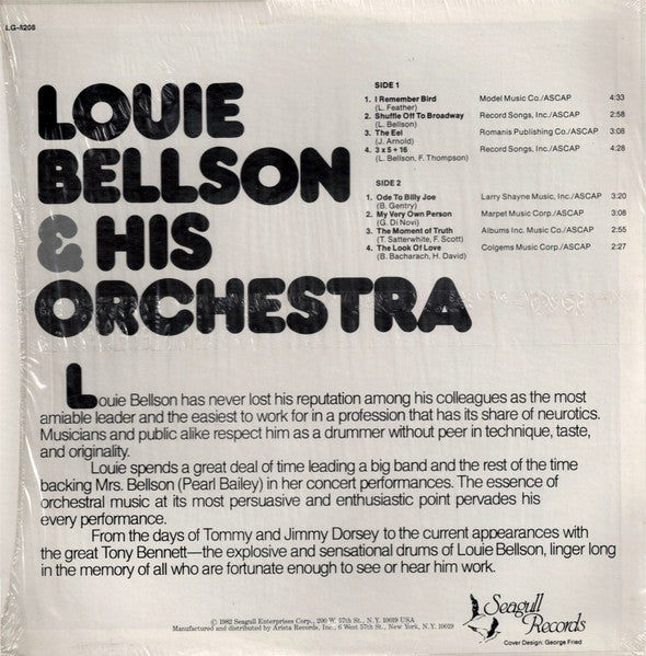Louie Bellson & His Orchestra* : Louie Bellson & His Orchestra (LP, Album)
