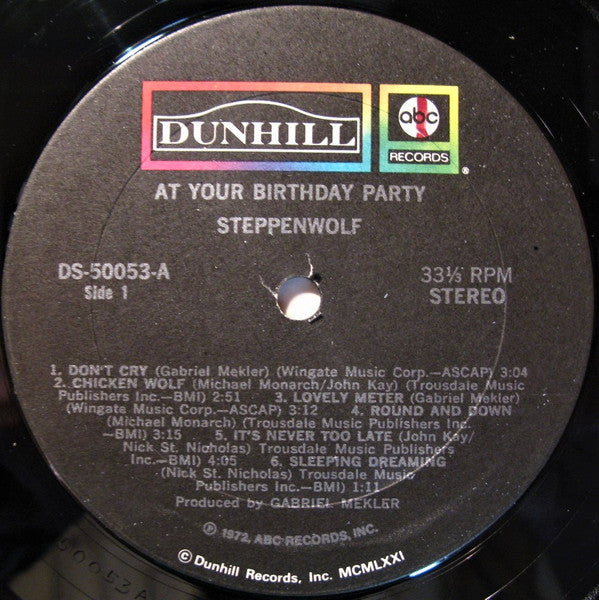 Steppenwolf : At Your Birthday Party (LP, Album, RE, Gat)