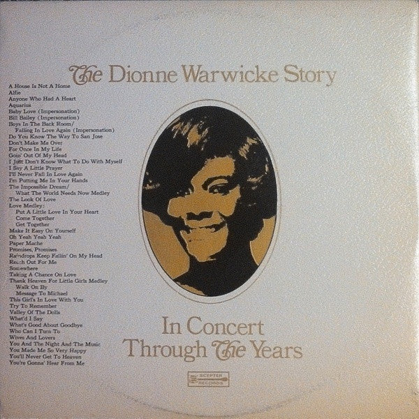 Dionne Warwicke* : The Dionne Warwicke Story (A Decade Of Gold) (2xLP, Album, Tex)