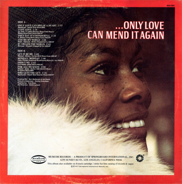 Dionne Warwick : Only Love Can Break A Heart (LP, Album)