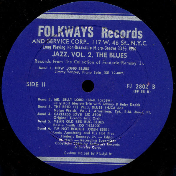 Various : Jazz Volume 2: The Blues (LP, Comp, RE)