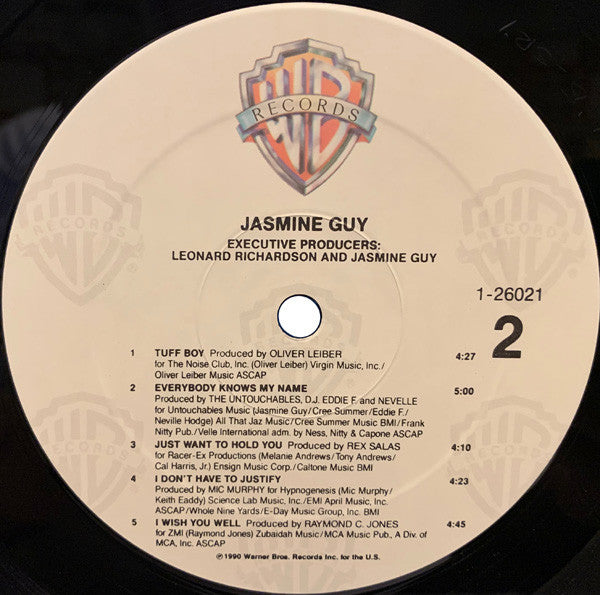 Jasmine Guy : Jasmine Guy (LP)