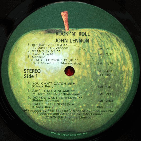 John Lennon : Rock 'N' Roll (LP, Album, Jac)