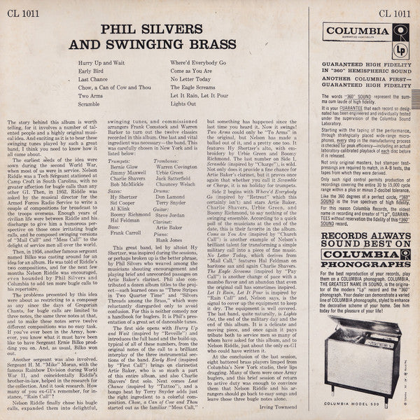 Phil Silvers : Phil Silvers And Swinging Brass (LP, Col)