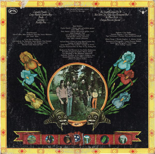 The Charlie Daniels Band : Fire On The Mountain (LP, Album, PRC)