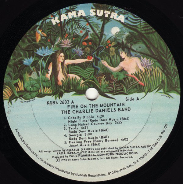 The Charlie Daniels Band : Fire On The Mountain (LP, Album, PRC)