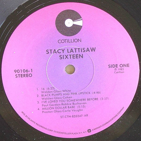 Stacy Lattisaw : Sixteen (LP, Album, AR)