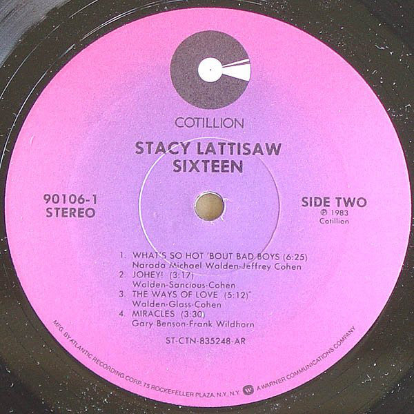 Stacy Lattisaw : Sixteen (LP, Album, AR)