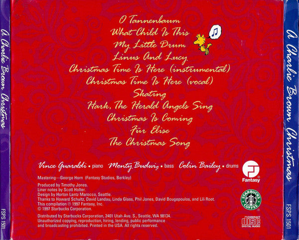 Vince Guaraldi Trio : A Charlie Brown Christmas (CD, Album, RE)
