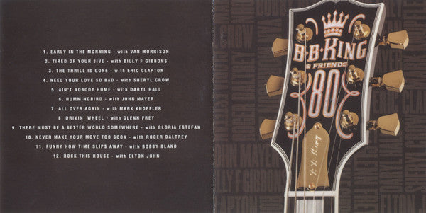 B.B. King & Friends* : 80 (CD, Album, Son)
