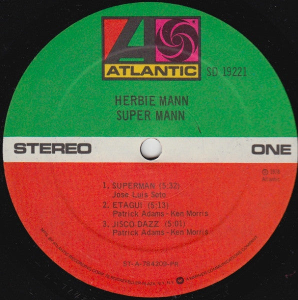 Herbie Mann : Super Mann (LP, Album, PR )
