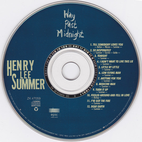 Henry Lee Summer : Way Past Midnight (CD, Album)