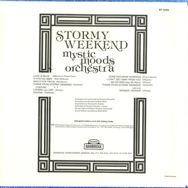 Mystic Moods Orchestra* : Stormy Weekend (LP, Album, RE)