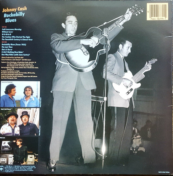 Johnny Cash : Rockabilly Blues (LP, Album, Pit)