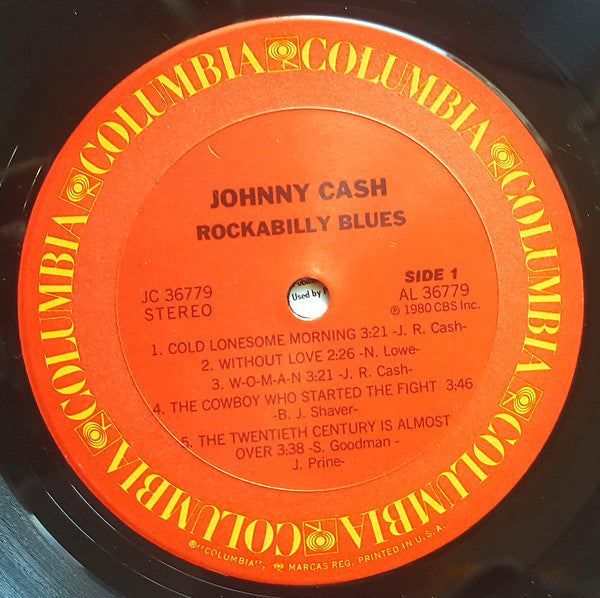 Johnny Cash : Rockabilly Blues (LP, Album, Pit)