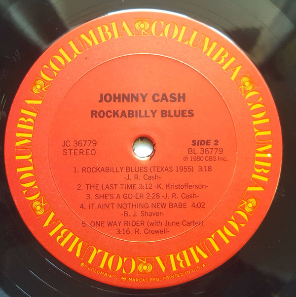 Johnny Cash : Rockabilly Blues (LP, Album, Pit)