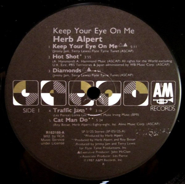Herb Alpert : Keep Your Eye On Me (LP, Album, Club)