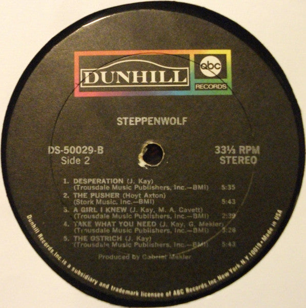 Steppenwolf : Steppenwolf (LP, Album, RE, RP)